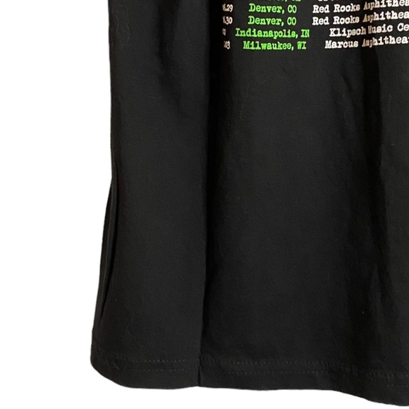 Rock Me Ed Sheeran X Tour Band Tee Shirt Black Green White Printed Slim Fit M - Picture 8 of 16